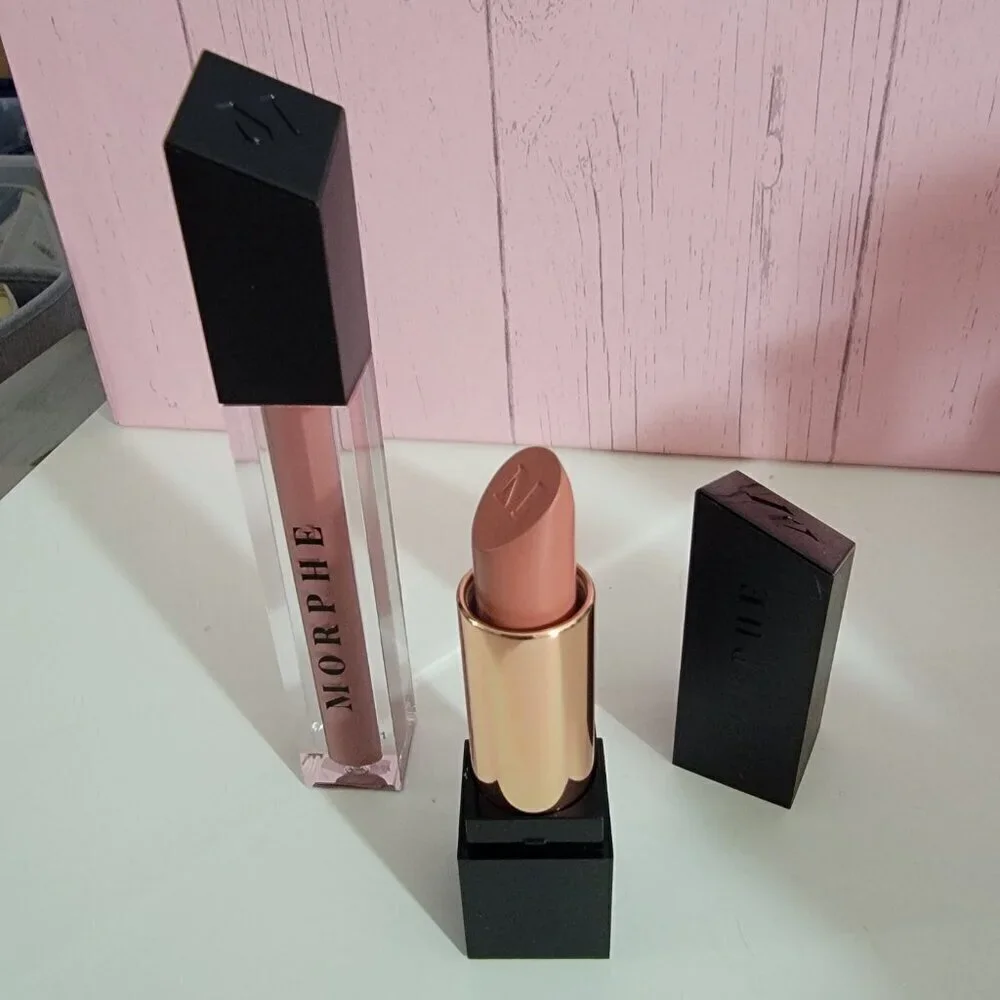Morphe Lipstick Duo Matte Lipstick with Matching Lip Gloss